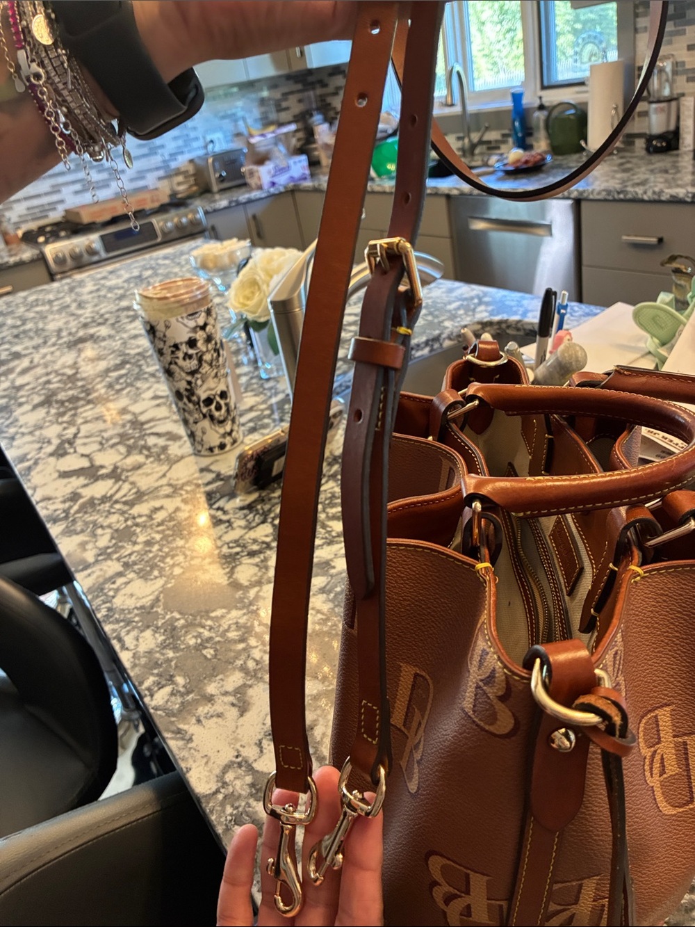 Monogram Barlow Satchel - Picture 11 of 11